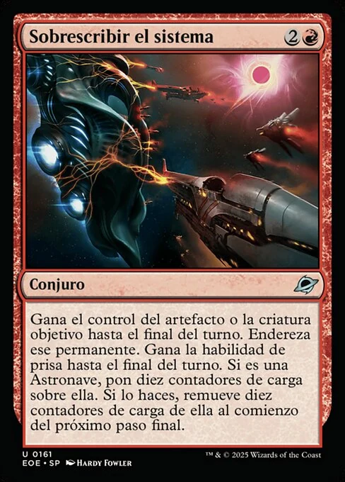 Sobrescribir el sistema