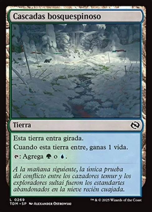 Cascadas bosquespinoso