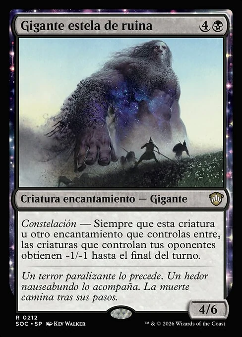 Gigante estela de ruina