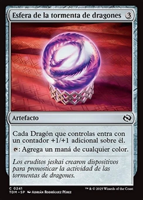 Esfera de la tormenta de dragones
