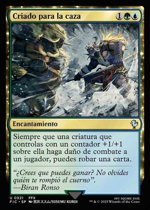Criado para la caza