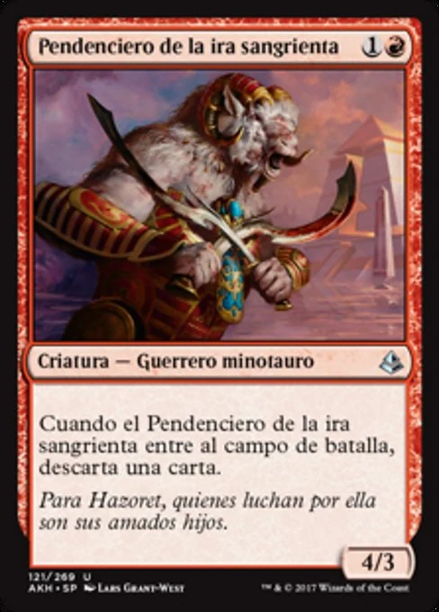 Pendenciero de la ira sangrienta