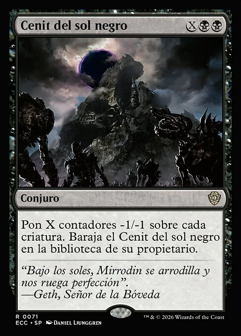 Cenit del sol negro