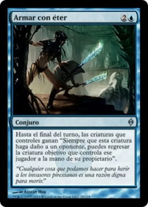 Armar con éter