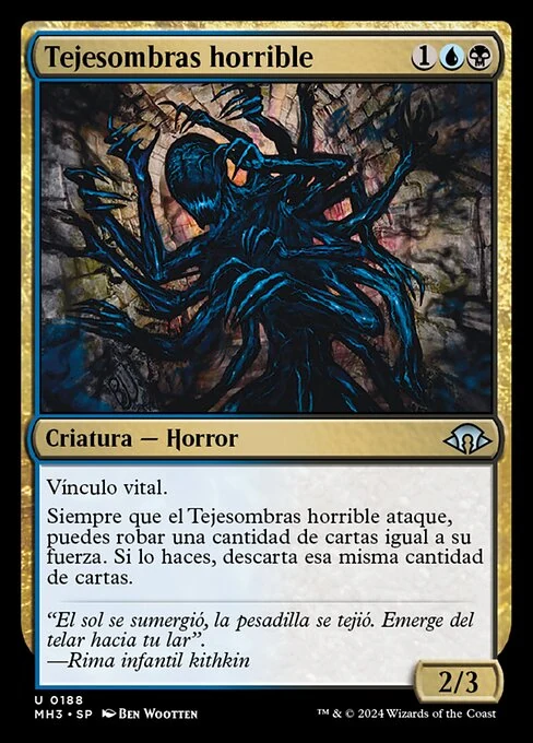 Tejesombras horrible