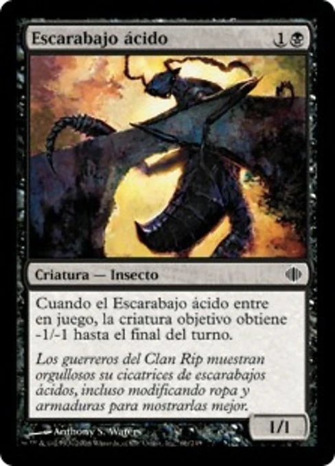 Escarabajo ácido