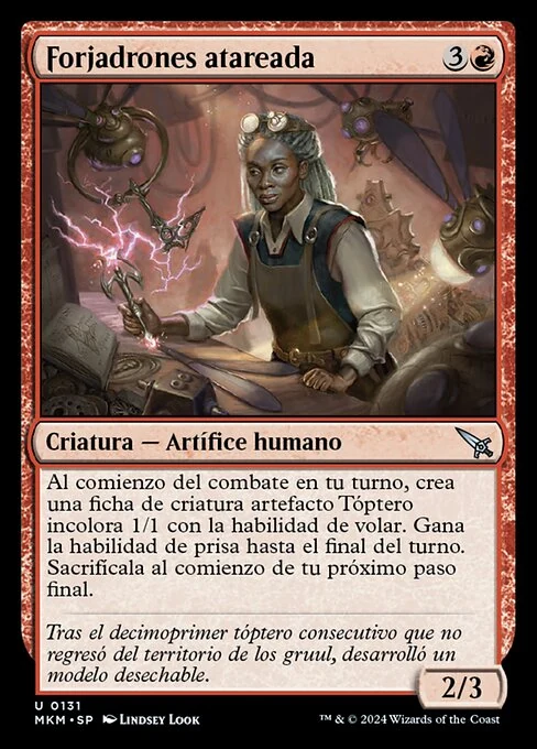 Forjadrones atareada