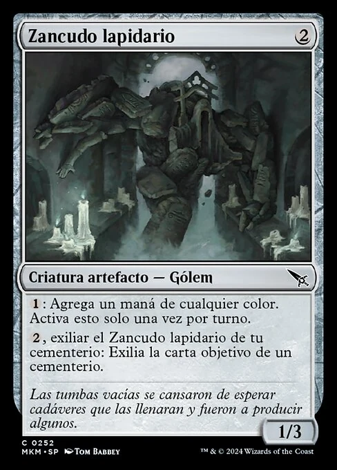 Zancudo lapidario