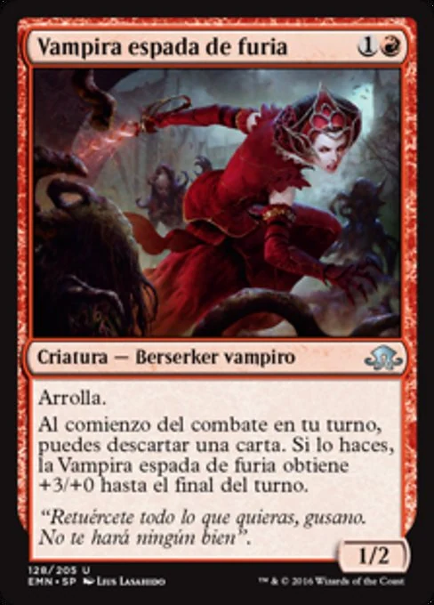 Vampira espada de furia