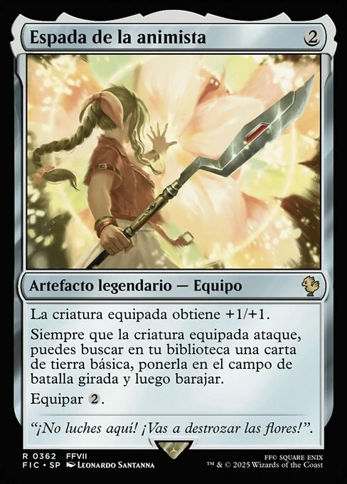 Espada de la animista