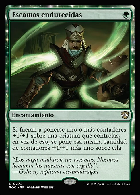 Escamas endurecidas