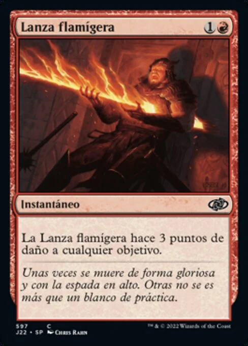 Lanza flamígera