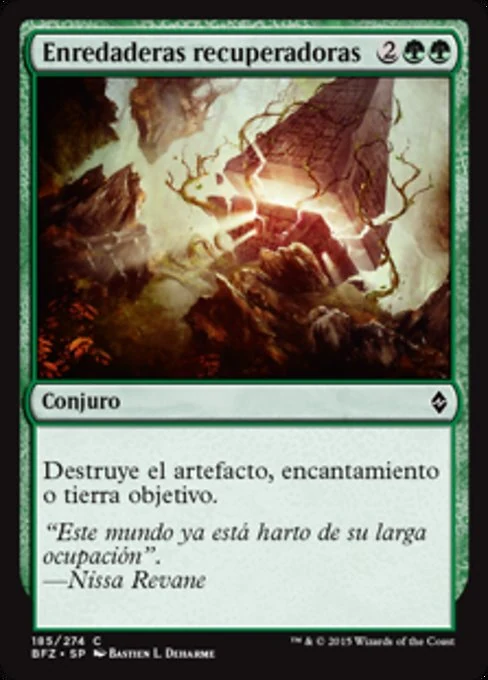 Enredaderas recuperadoras