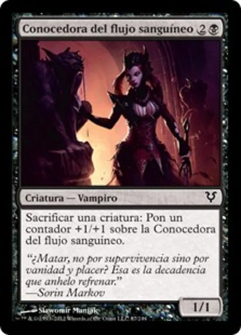 Conocedora del flujo sanguíneo