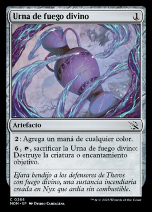 Urna de fuego divino