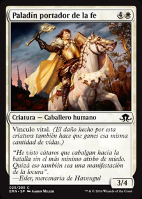 Paladín portador de la fe