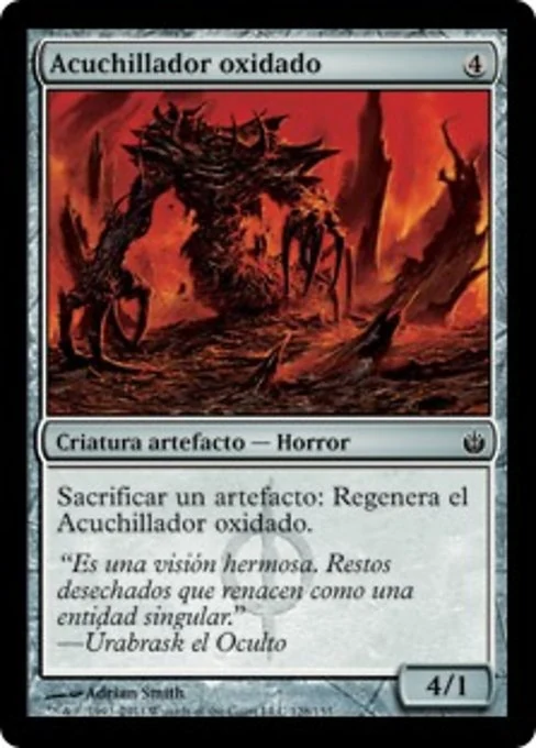 Acuchillador oxidado