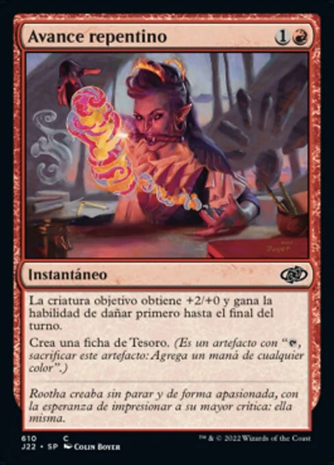 Avance repentino