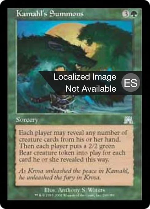 Invocación de Kamahl