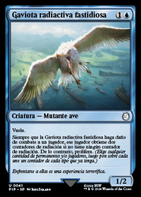Gaviota radiactiva fastidiosa