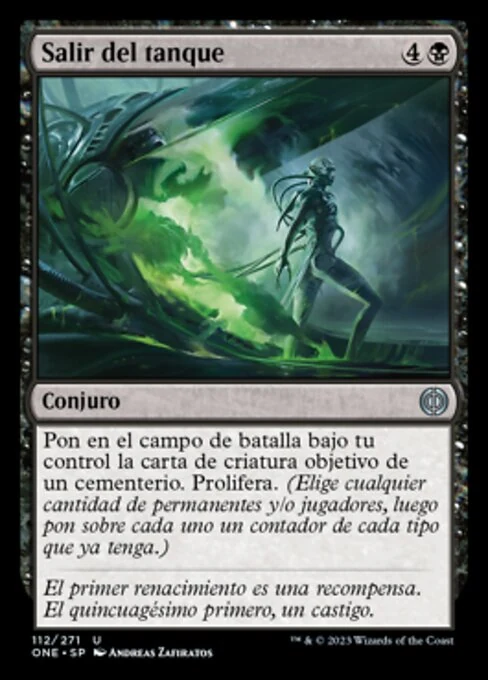 Salir del tanque