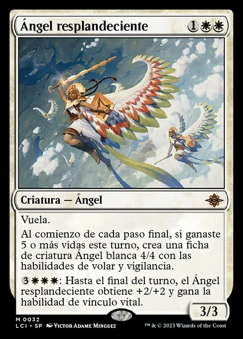 Ángel resplandeciente