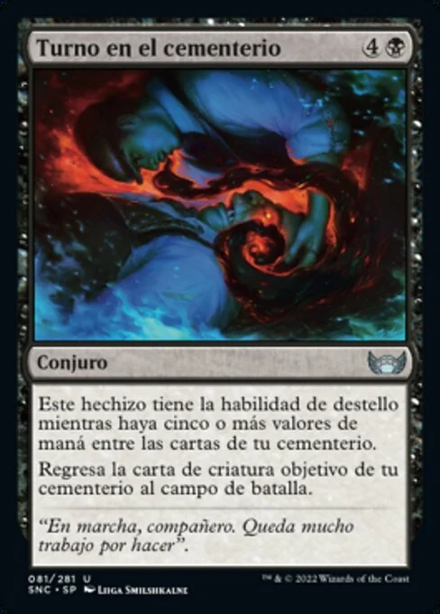 Turno en el cementerio