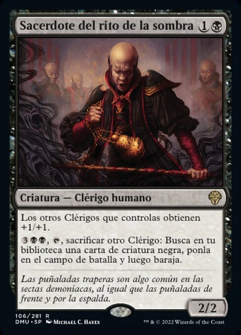 Sacerdote del rito de la sombra
