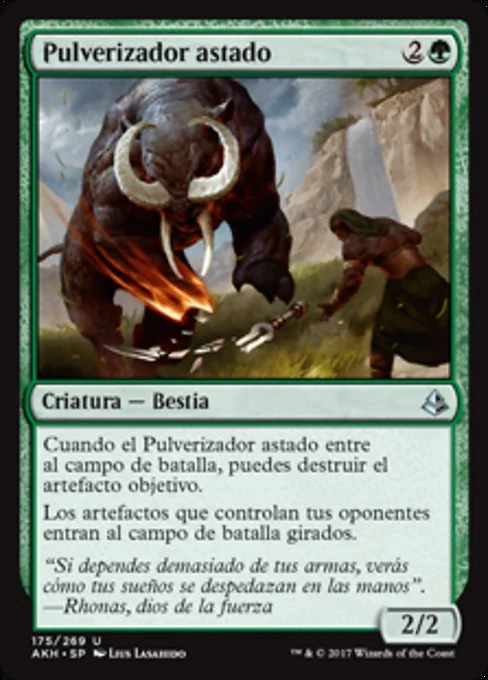 Pulverizador astado