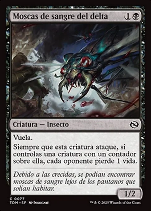 Moscas de sangre del delta