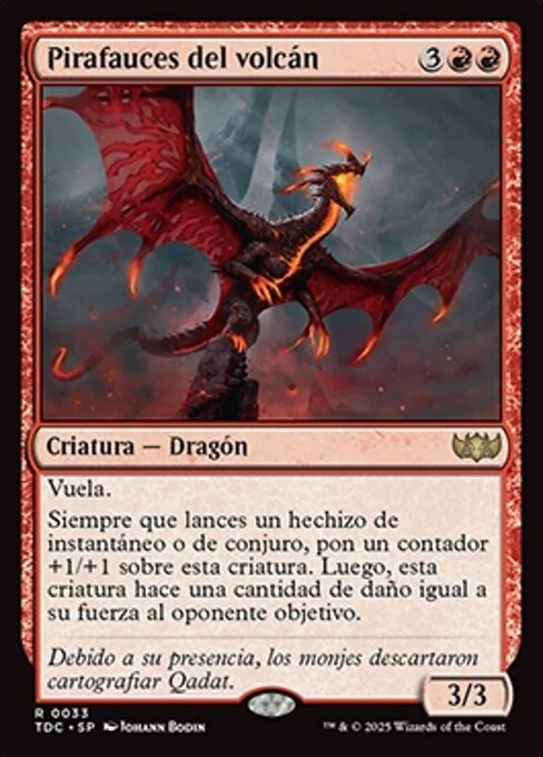 Pirafauces del volcán