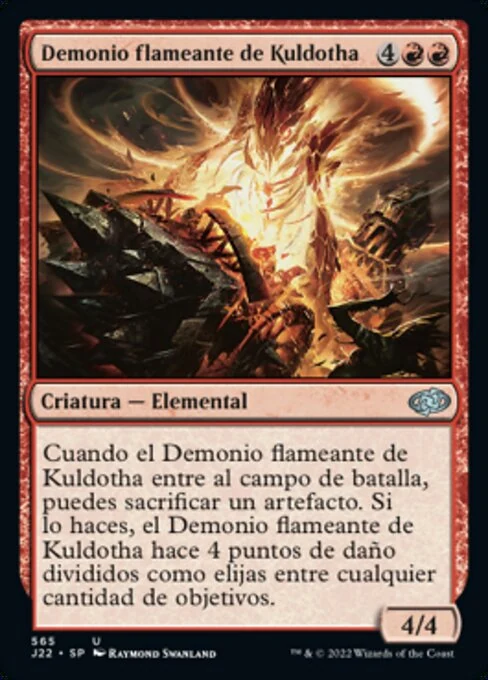 Demonio flameante de Kuldotha