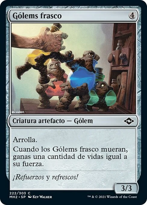 Gólems frasco