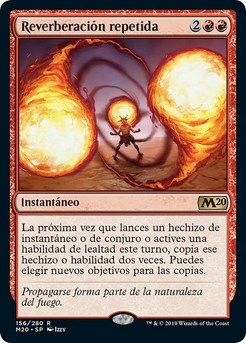 Reverberación repetida