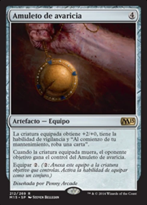 Amuleto de avaricia