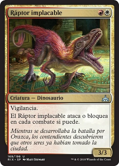 Ráptor implacable