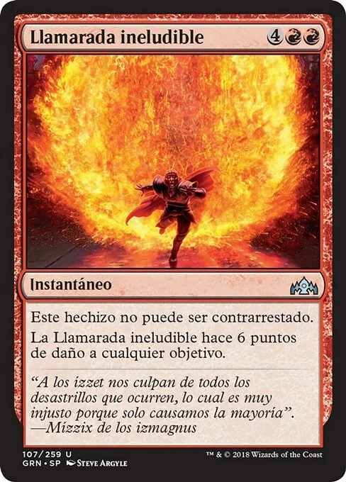 Llamarada ineludible