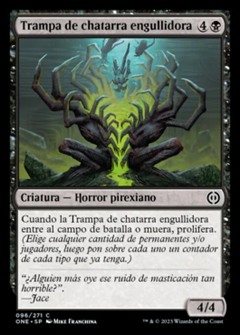 Trampa de chatarra engullidora