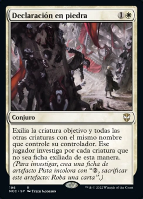 Declaración en piedra