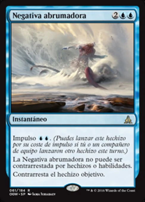 Negativa abrumadora
