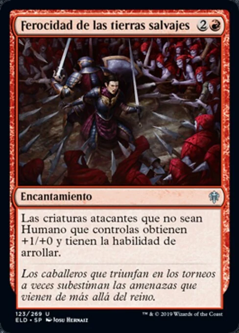 Ferocidad de las tierras salvajes