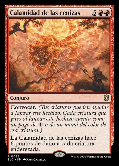 Calamidad de las cenizas