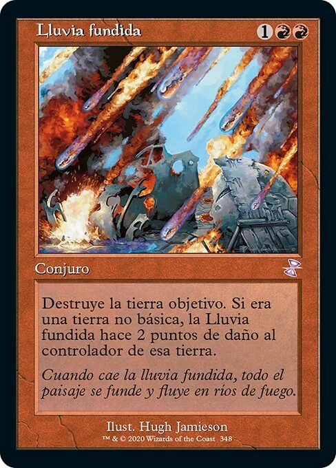 Lluvia fundida