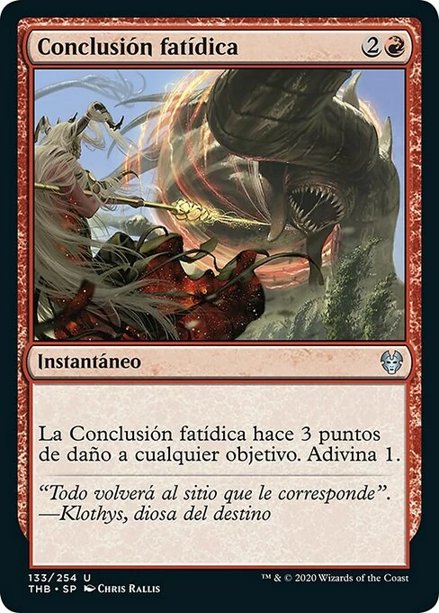 Conclusión fatídica