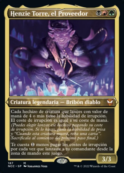 Henzie Torre, el Proveedor