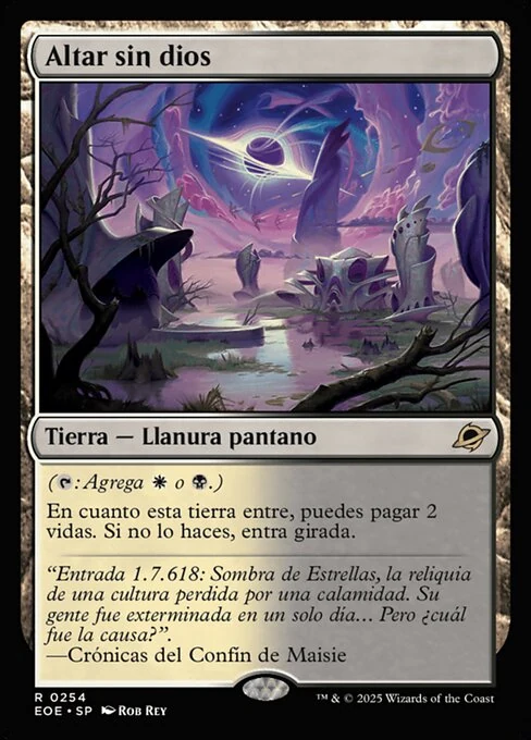 Altar sin dios