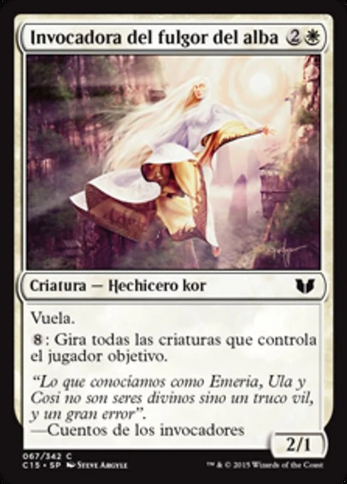 Invocadora del fulgor del alba