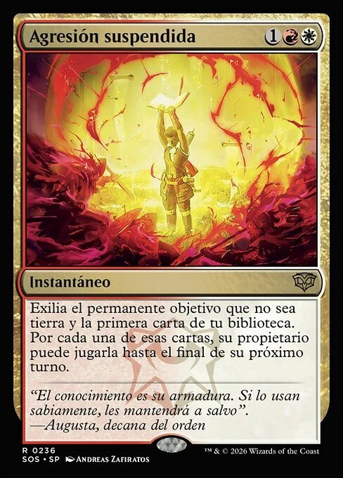 Agresión suspendida