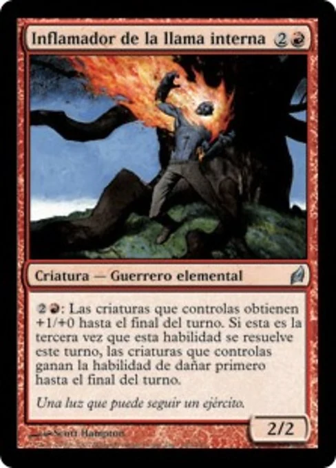 Inflamador de la llama interna