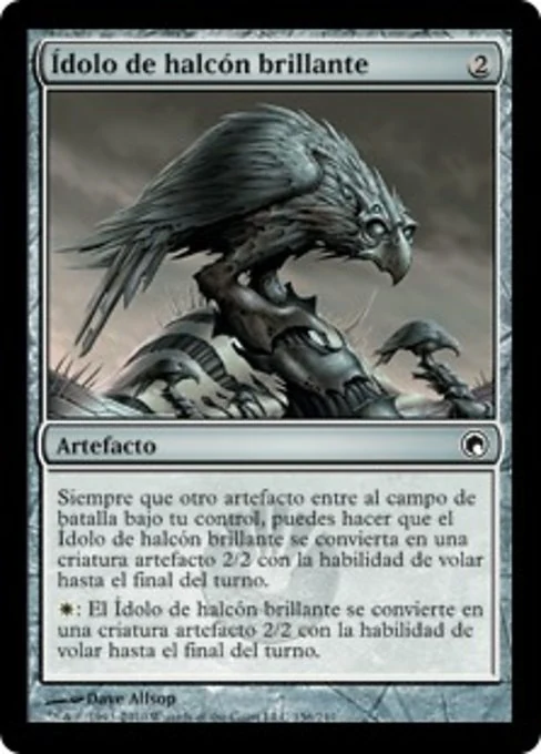Ídolo de halcón brillante